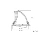 ART-RS100 LED Светильник встраиваемый поворотно-выдвижной Downlight   -  Встраиваемые светильники 